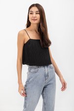 JAQUEL PLEATED CAMISOLE TOP