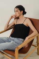 JAQUEL PLEATED CAMISOLE TOP