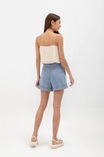JAQUEL PLEATED CAMISOLE TOP