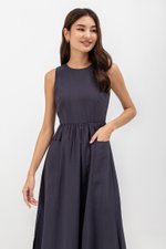ELENA POCKET MIDI DRESS (REGULAR)