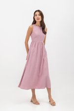 ELENA POCKET MIDI DRESS (REGULAR)