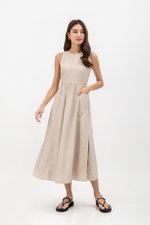 ELENA POCKET MIDI DRESS (REGULAR)