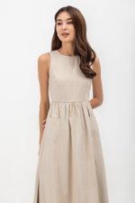 ELENA POCKET MIDI DRESS (REGULAR)