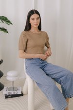 HERA PUFF SLEEVE KNIT TOP HERA PUFF SLEEVE KNIT TOP