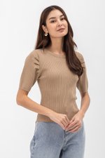 HERA PUFF SLEEVE KNIT TOP HERA PUFF SLEEVE KNIT TOP