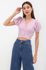 SHIRIN PUFF SLEEVE KNIT TOP SHIRIN PUFF SLEEVE KNIT TOP