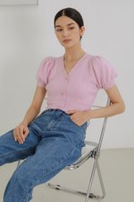 SHIRIN PUFF SLEEVE KNIT TOP SHIRIN PUFF SLEEVE KNIT TOP