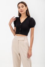 SHIRIN PUFF SLEEVE KNIT TOP SHIRIN PUFF SLEEVE KNIT TOP