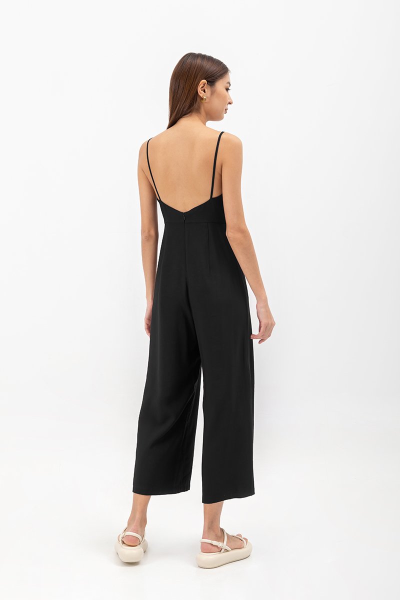 LINETTA PADDED SWEETHEART NECKLINE JUMPSUIT