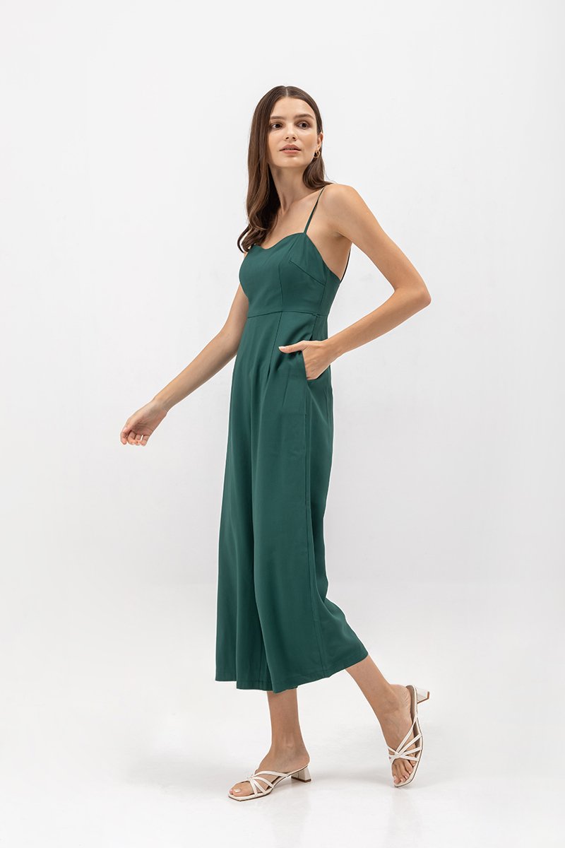 LINETTA PADDED SWEETHEART NECKLINE JUMPSUIT