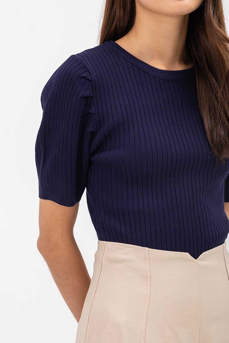HERA PUFF SLEEVE KNIT TOP HERA PUFF SLEEVE KNIT TOP