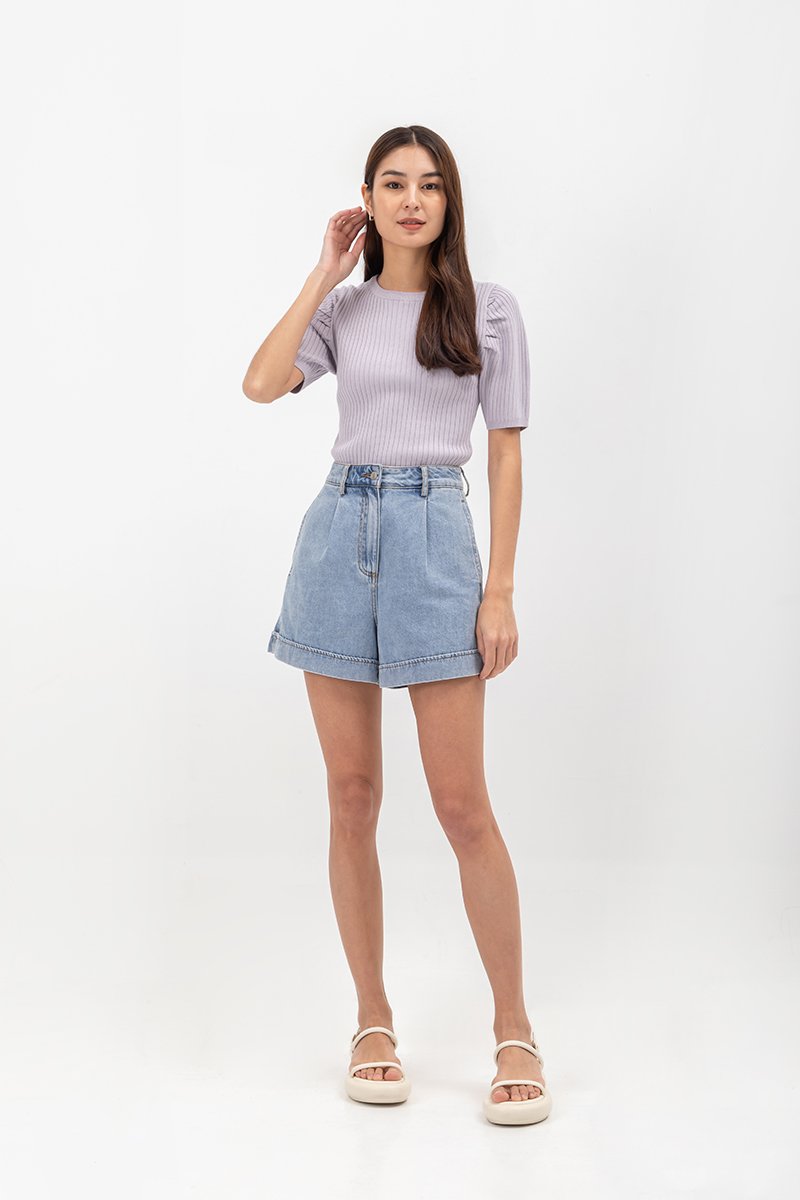 HERA PUFF SLEEVE KNIT TOP HERA PUFF SLEEVE KNIT TOP