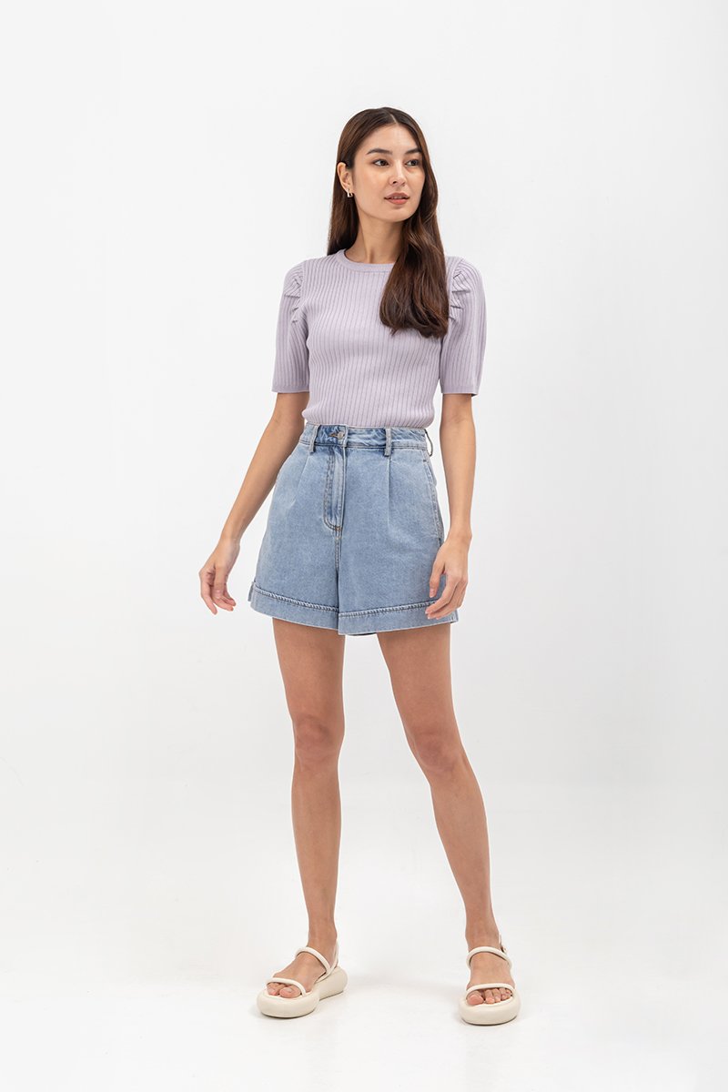 HERA PUFF SLEEVE KNIT TOP HERA PUFF SLEEVE KNIT TOP