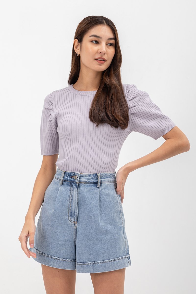HERA PUFF SLEEVE KNIT TOP HERA PUFF SLEEVE KNIT TOP