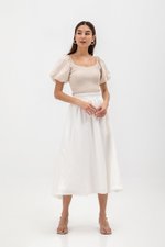 AMAELIA PUFF SLEEVE SMOCKED TOP