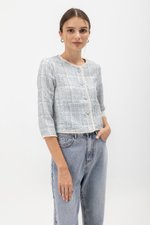 KIERAN PRINTED TWEED BLAZER KIERAN PRINTED TWEED BLAZER