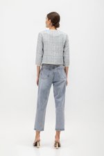 KIERAN PRINTED TWEED BLAZER KIERAN PRINTED TWEED BLAZER