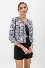 KIERAN PRINTED TWEED BLAZER KIERAN PRINTED TWEED BLAZER