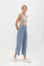 NINA V BACK JERSEY CROP TOP NINA V BACK JERSEY CROP TOP