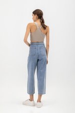 NINA V BACK JERSEY CROP TOP NINA V BACK JERSEY CROP TOP