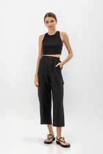 NINA V BACK JERSEY CROP TOP NINA V BACK JERSEY CROP TOP