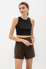 NINA V BACK JERSEY CROP TOP NINA V BACK JERSEY CROP TOP