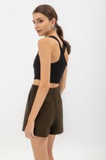 NINA V BACK JERSEY CROP TOP NINA V BACK JERSEY CROP TOP