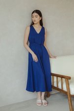 NIKKY BACK PLEAT MIDI DRESS W SASH NIKKY BACK PLEAT MIDI DRESS W SASH