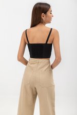 KENDI BUSTIER CROP TOP