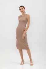 GENEVIE KNIT MIDI DRESS GENEVIE KNIT MIDI DRESS