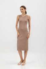 GENEVIE KNIT MIDI DRESS GENEVIE KNIT MIDI DRESS