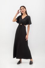 KIRAA TENCEL CUT OUT MAXI DRESS