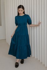 EMERSON TIERED PUFF SLEEVE MAXI DRESS EMERSON TIERED PUFF SLEEVE MAXI DRESS
