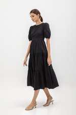 EMERSON TIERED PUFF SLEEVE MAXI DRESS EMERSON TIERED PUFF SLEEVE MAXI DRESS