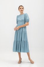 EMERSON TIERED PUFF SLEEVE MAXI DRESS EMERSON TIERED PUFF SLEEVE MAXI DRESS