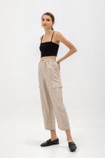 NIVA LINEN CARGO PANTS