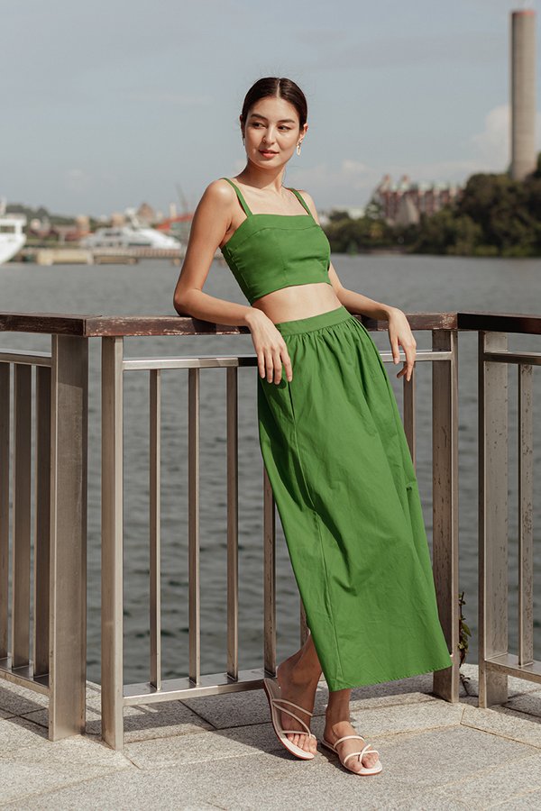 KENDI BUSTIER CROP TOP