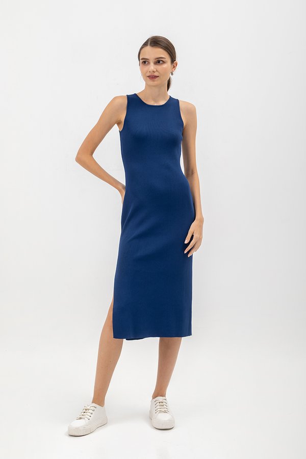 GENEVIE KNIT MIDI DRESS GENEVIE KNIT MIDI DRESS