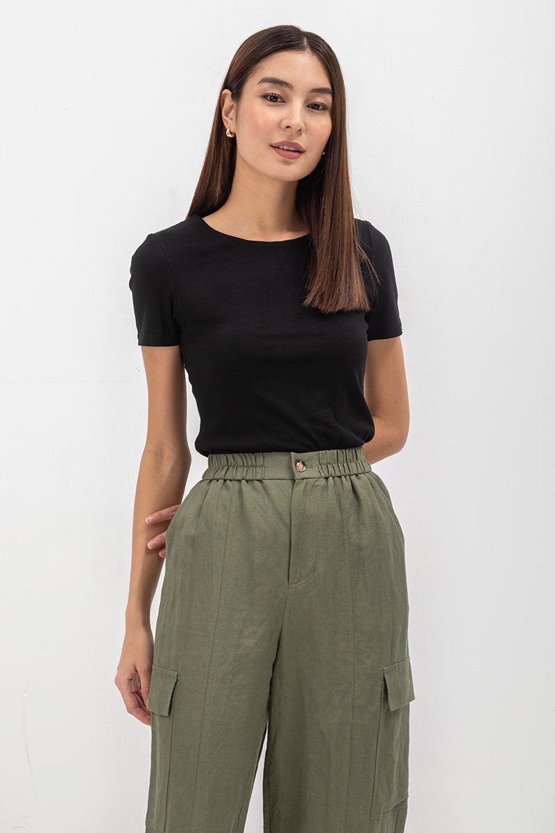 NEVE BASIC ROUND NECK TEE