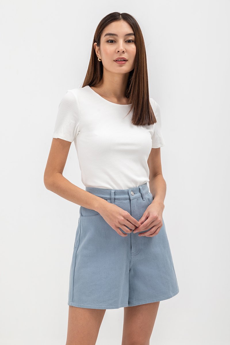 NEVE BASIC ROUND NECK TEE