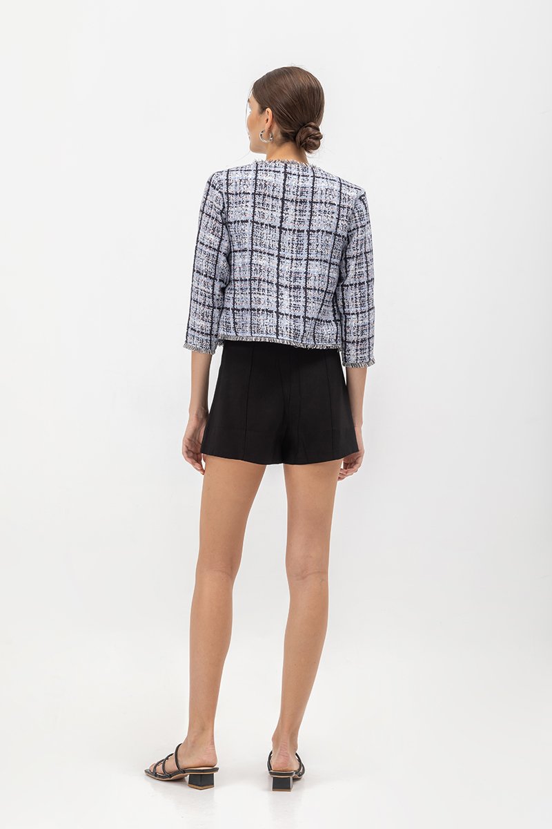 KIERAN PRINTED TWEED BLAZER