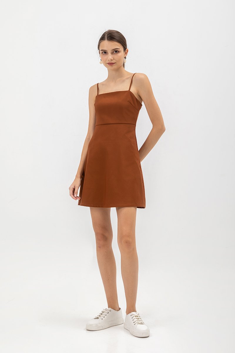 ELISA CAMISOLE A LINE MINI DRESS