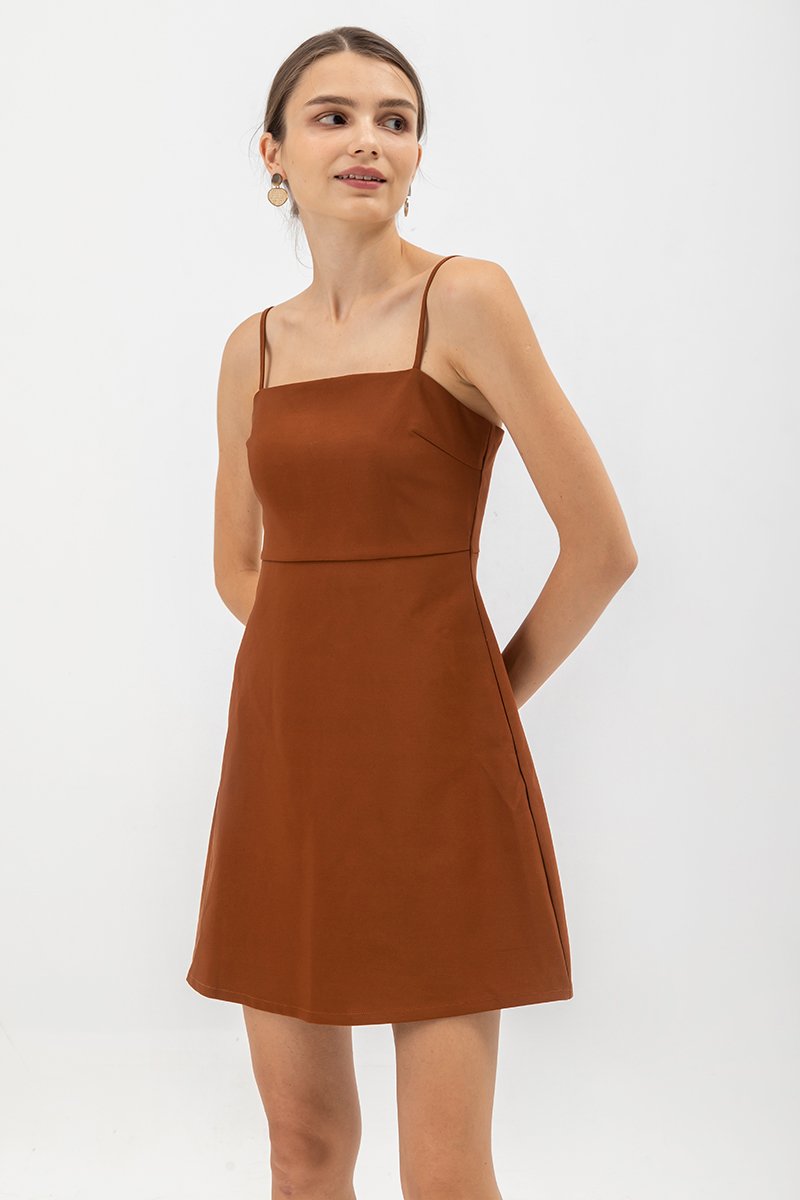 ELISA CAMISOLE A LINE MINI DRESS