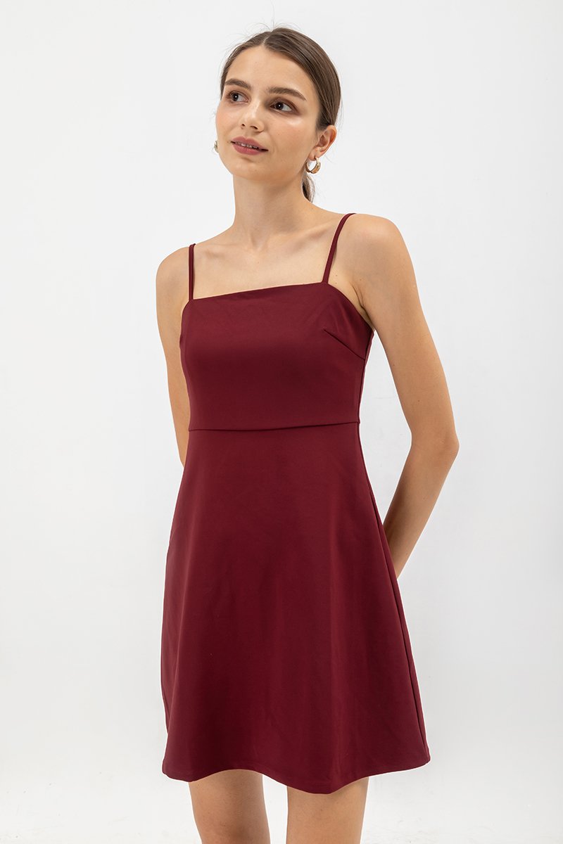ELISA CAMISOLE A LINE MINI DRESS