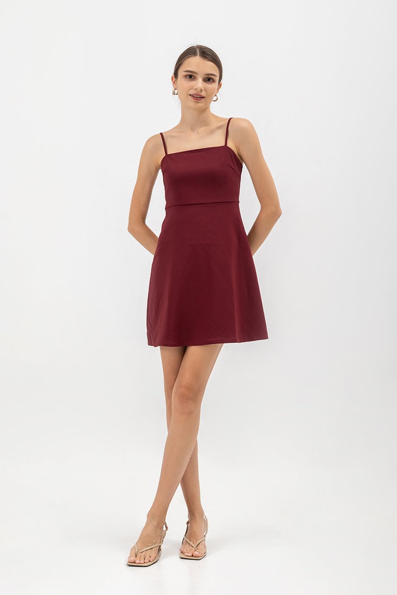 ELISA CAMISOLE A LINE MINI DRESS