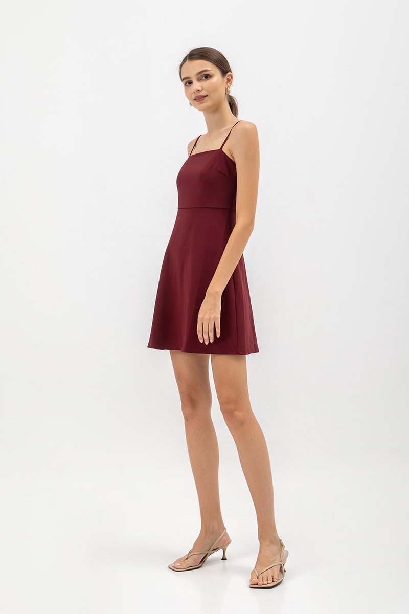 ELISA CAMISOLE A LINE MINI DRESS