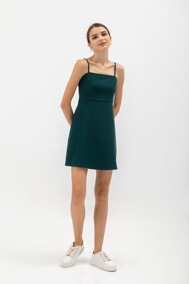 ELISA CAMISOLE A LINE MINI DRESS