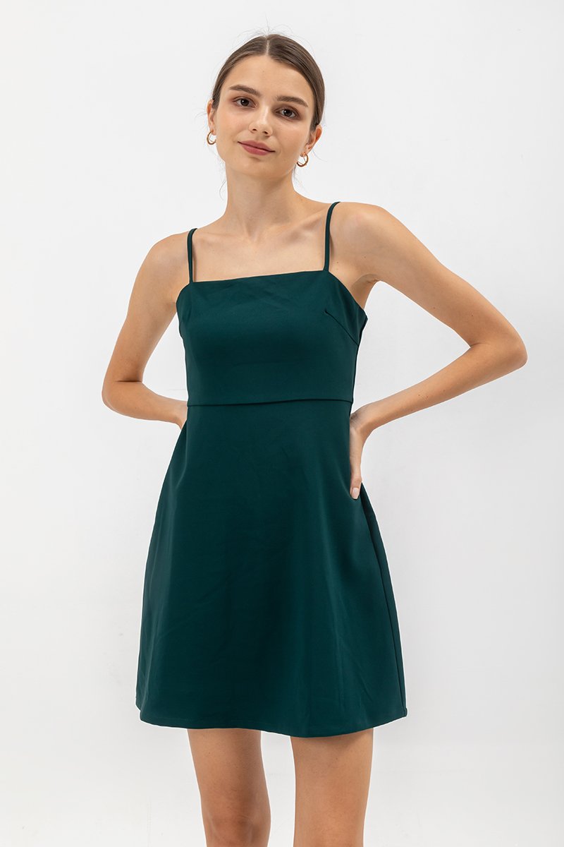 ELISA CAMISOLE A LINE MINI DRESS