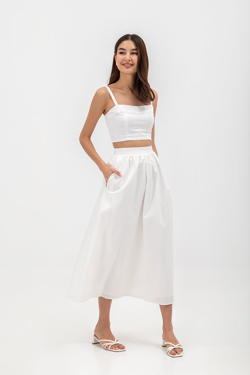 KENDI BUSTIER CROP TOP