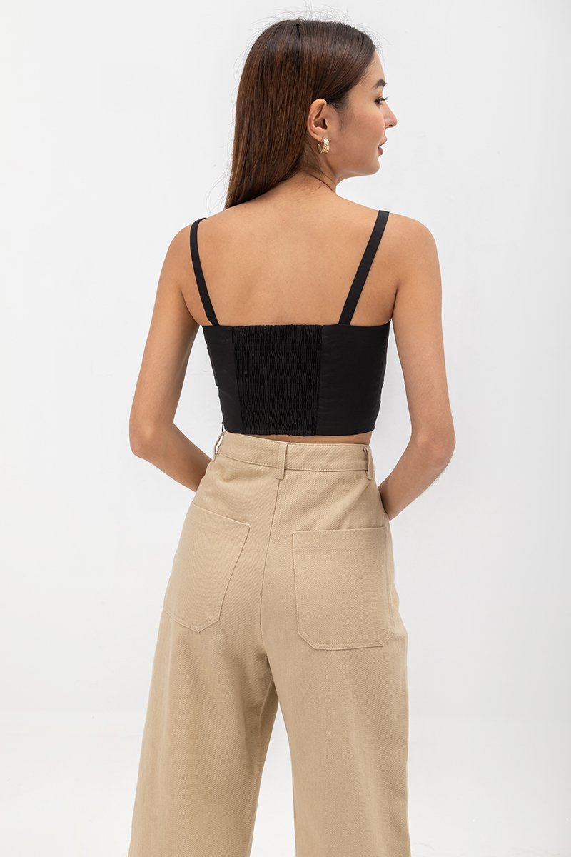 KENDI BUSTIER CROP TOP